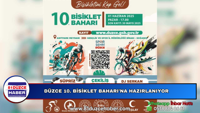 DÜZCE 10. BİSİKLET BAHARI'NA HAZIRLANIYOR