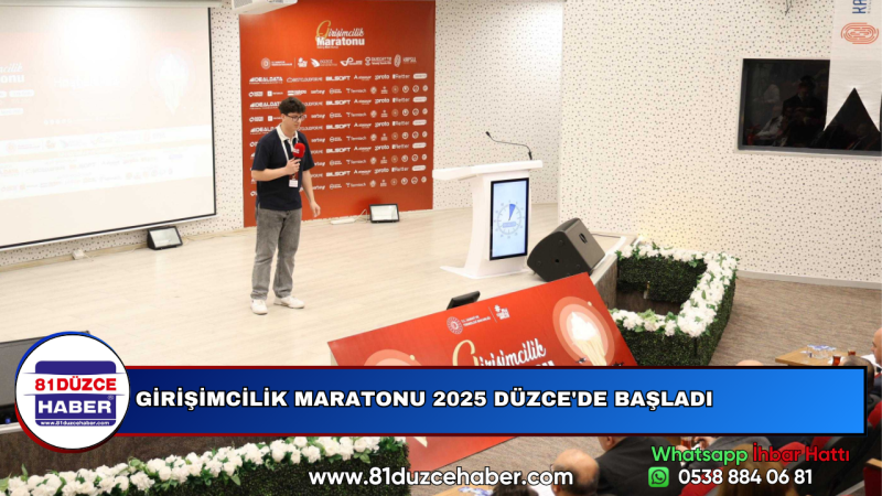GİRİŞİMCİLİK MARATONU 2025 DÜZCE'DE BAŞLADI