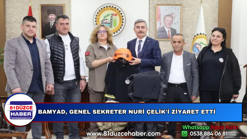 BAMYAD, GENEL SEKRETER NURİ ÇELİK'İ ZİYARET ETTİ