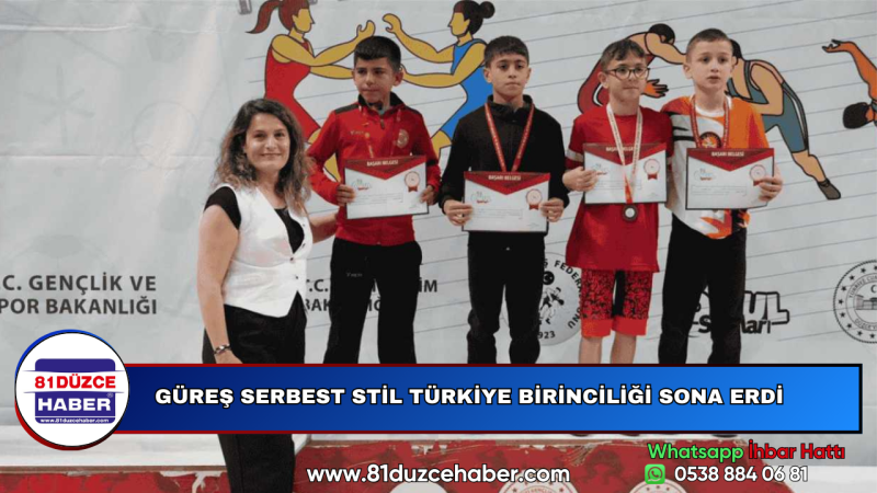 GÜREŞ SERBEST STİL TÜRKİYE BİRİNCİLİĞİ SONA ERDİ