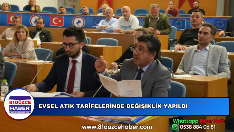EVSEL ATIK TARİFELERİNDE DEĞİŞİKLİK YAPILDI