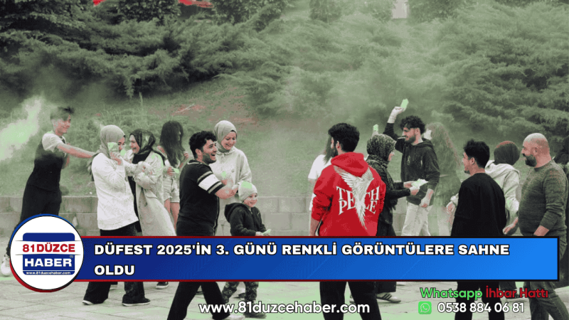 DÜFEST 2025'İN 3. GÜNÜ RENKLİ GÖRÜNTÜLERE SAHNE OLDU