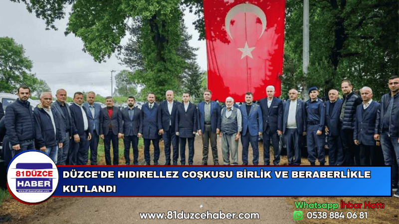 DÜZCE'DE HIDIRELLEZ COŞKUSU BİRLİK VE BERABERLİKLE KUTLANDI