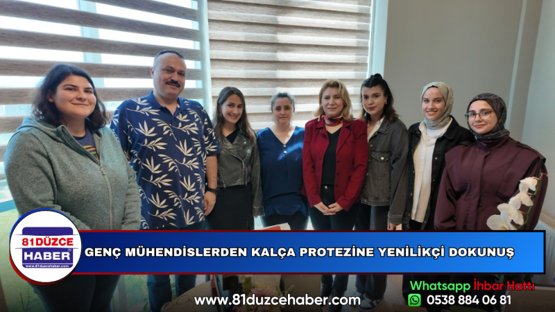 GENÇ MÜHENDİSLERDEN KALÇA PROTEZİNE YENİLİKÇİ DOKUNUŞ 