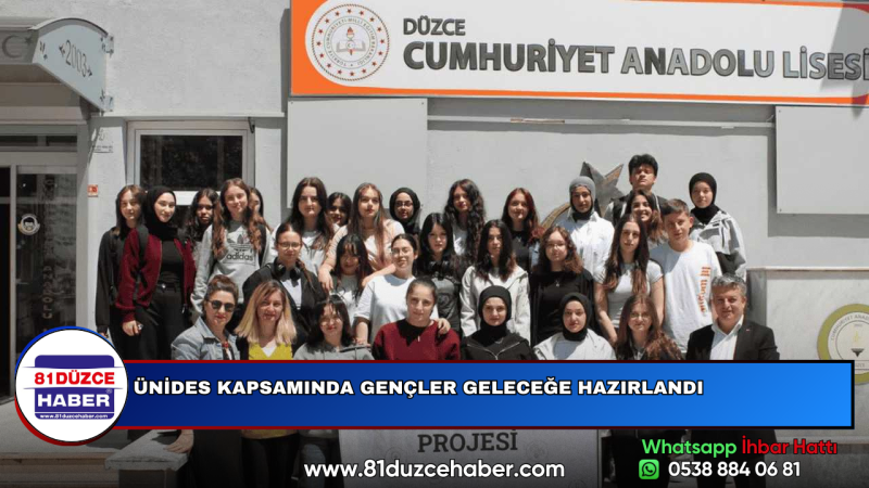 ÜNİDES KAPSAMINDA GENÇLER GELECEĞE HAZIRLANDI