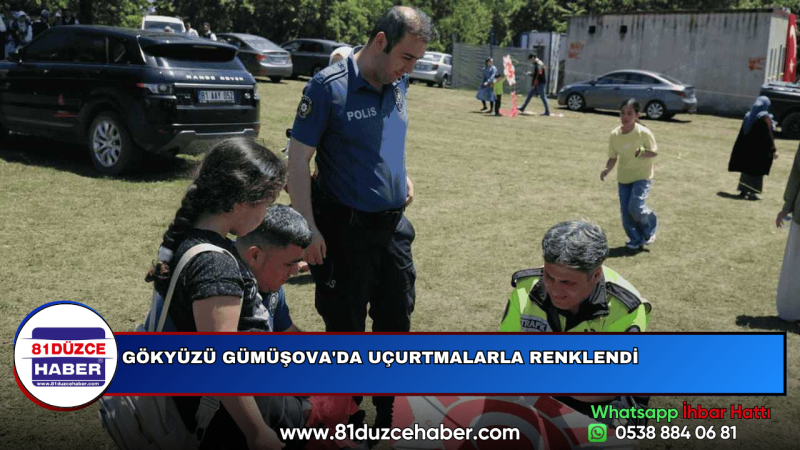 GÖKYÜZÜ GÜMÜŞOVA'DA UÇURTMALARLA RENKLENDİ