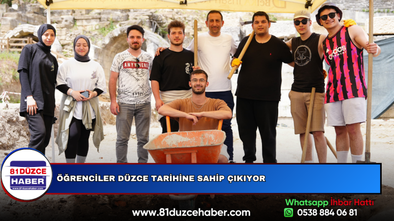 ÖĞRENCİLER DÜZCE TARİHİNE SAHİP ÇIKIYOR