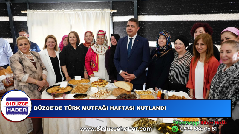 DÜZCE'DE TÜRK MUTFAĞI HAFTASI KUTLANDI