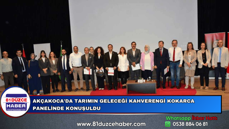 AKÇAKOCA'DA TARIMIN GELECEĞİ KAHVERENGİ KOKARCA PANELİNDE KONUŞULDU