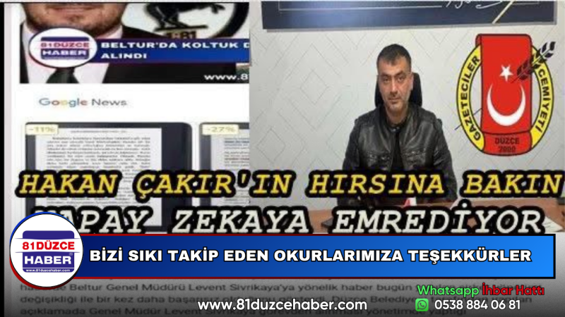 BİZİ SIKI TAKİP EDEN OKURLARIMIZA TEŞEKKÜRLER