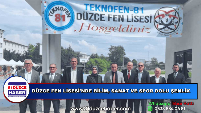 DÜZCE FEN LİSESİ'NDE BİLİM, SANAT VE SPOR DOLU ŞENLİK