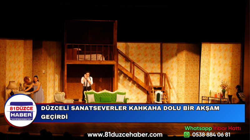 DÜZCELİ SANATSEVERLER KAHKAHA DOLU BİR AKŞAM GEÇİRDİ
