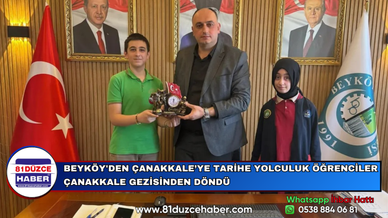 BEYKÖY'DEN ÇANAKKALE’YE TARİHE YOLCULUK ÖĞRENCİLER ÇANAKKALE GEZİSİNDE