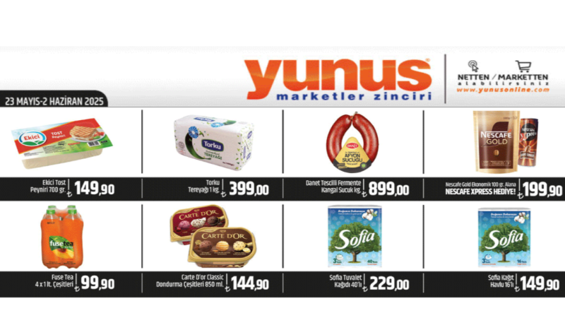 YUNUS MARKET 23 MAYIS-2 HAZİRAN