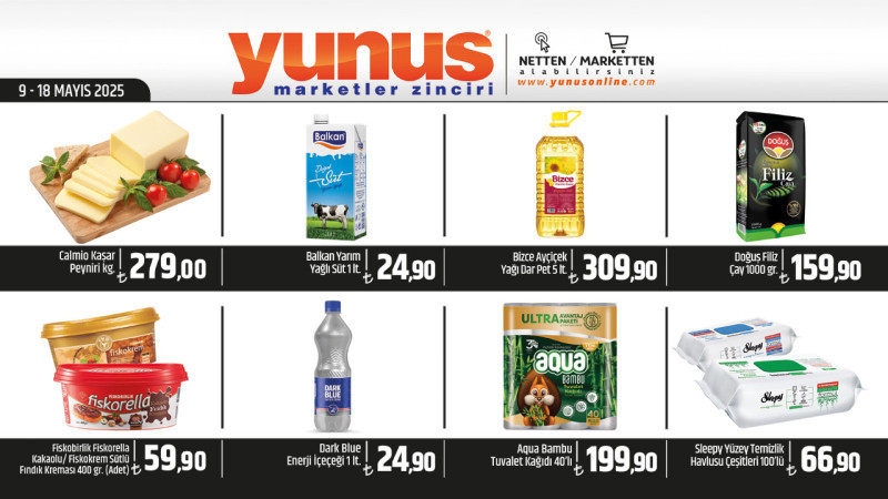 YUNUS MARKET 9-18 MAYIS 