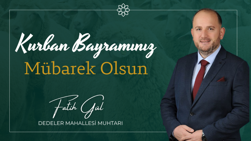 FATİH GÜL KURBAN BAYRAMI İLANI