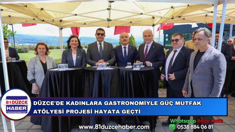 DÜZCE'DE KADINLARA GASTRONOMİYLE GÜÇ MUTFAK ATÖLYESİ PROJESİ HAYATA GEÇTİ