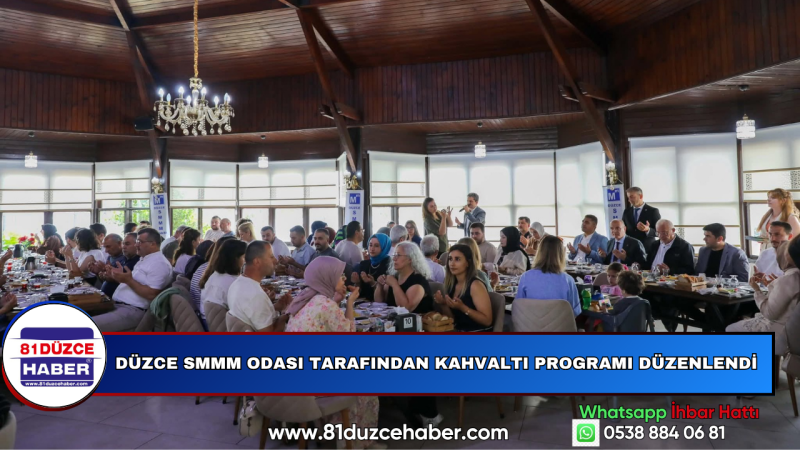 DÜZCE SMMM ODASI TARAFINDAN KAHVALTI PROGRAMI DÜZENLENDİ