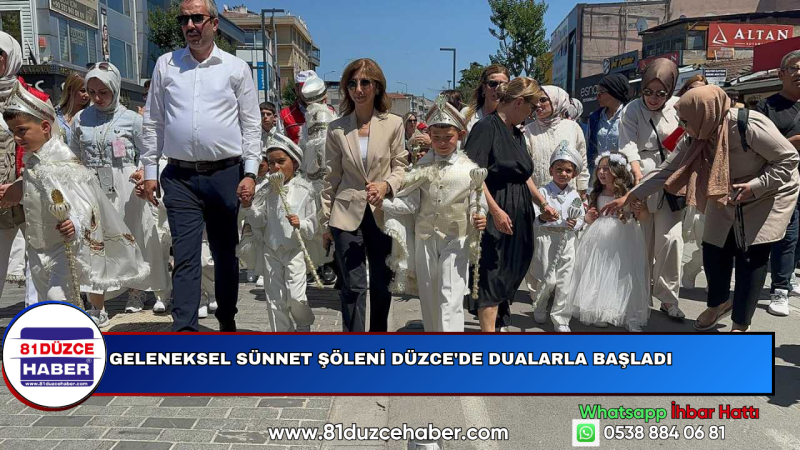 GELENEKSEL SÜNNET ŞÖLENİ DÜZCE'DE DUALARLA BAŞLADI