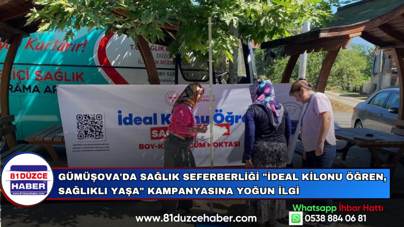GÜMÜŞOVA'DA SAĞLIK SEFERBERLİĞİ 