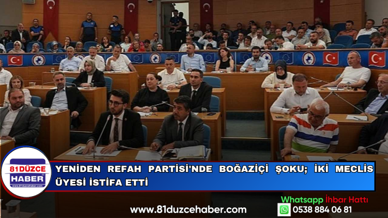 Yeniden Refah Partisi'nde Boğaziçi Şoku; İki Meclis Üyesi İstifa Etti