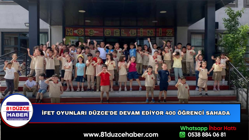 İFET OYUNLARI DÜZCE'DE DEVAM EDİYOR 400 ÖĞRENCİ SAHADA