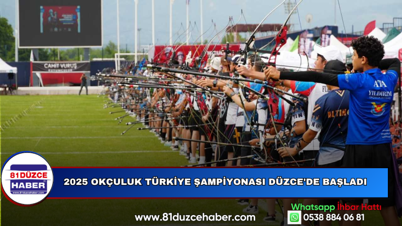 2025 Okçuluk Türkiye Şampiyonası Düzce'de Başladı