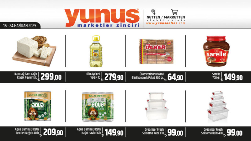 YUNUS MARKET 16-24 HAZİRAN