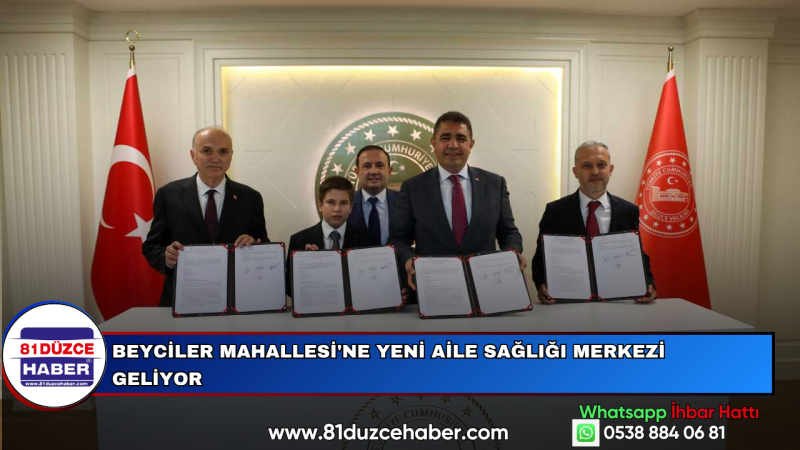 Beyciler Mahallesi'ne Yeni Aile Sağlığı Merkezi Geliyor