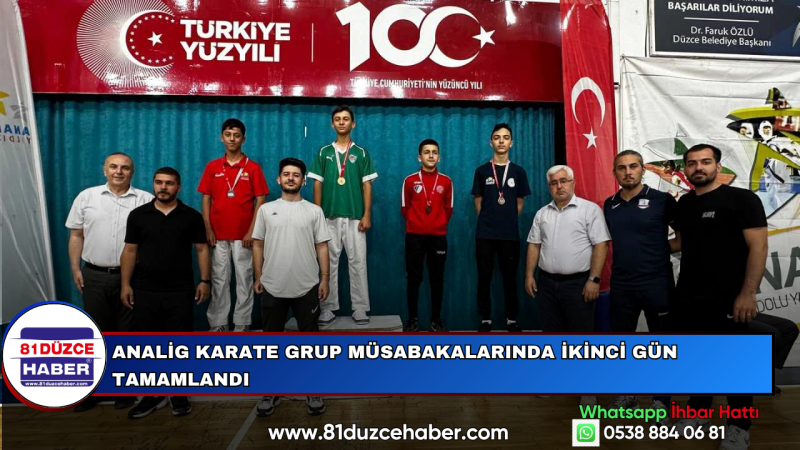 Analig Karate Grup Müsabakalarında İkinci Gün Tamamlandı
