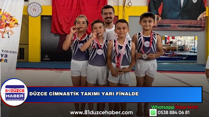 Düzce Cimnastik Takımı Yarı Finalde