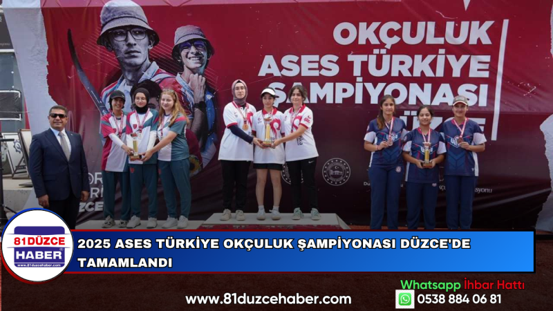 2025 ASES Türkiye Okçuluk Şampiyonası Düzce'de Tamamlandı