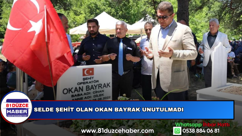 Selde Şehit Olan Okan Bayrak Unutulmadı