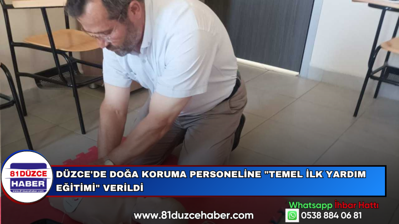 Düzce'de Doğa Koruma Personeline 