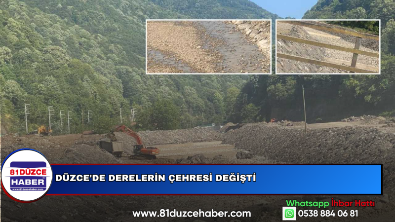 Düzce'de Derelerin Çehresi Değişti 