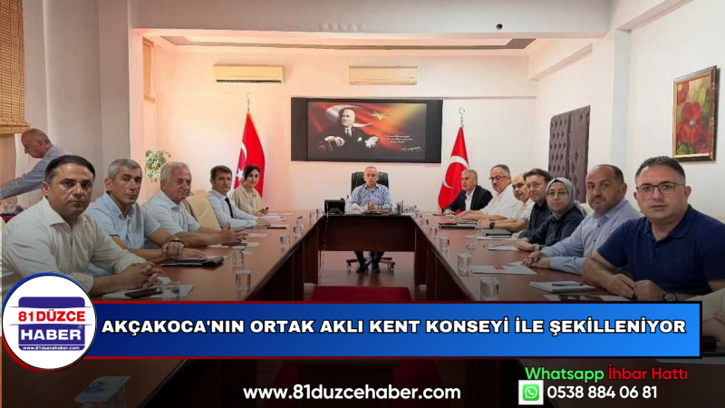 Akçakoca'nın Ortak Aklı Kent Konseyi ile Şekilleniyor