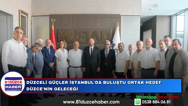 Düzceli Güçler İstanbul'da Buluştu Ortak Hedef Düzce'nin Geleceği