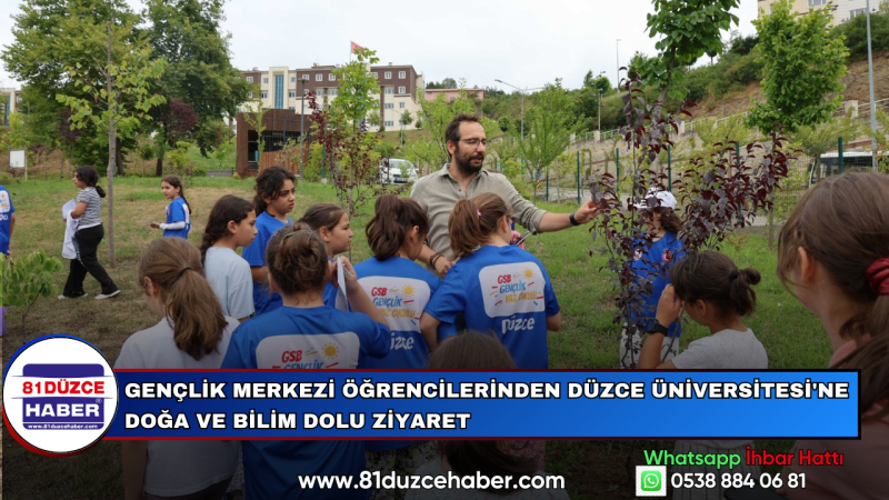 Gençlik Merkezi Öğrencilerinden Düzce Üniversitesi'ne Doğa ve Bilim Dolu Ziyaret
