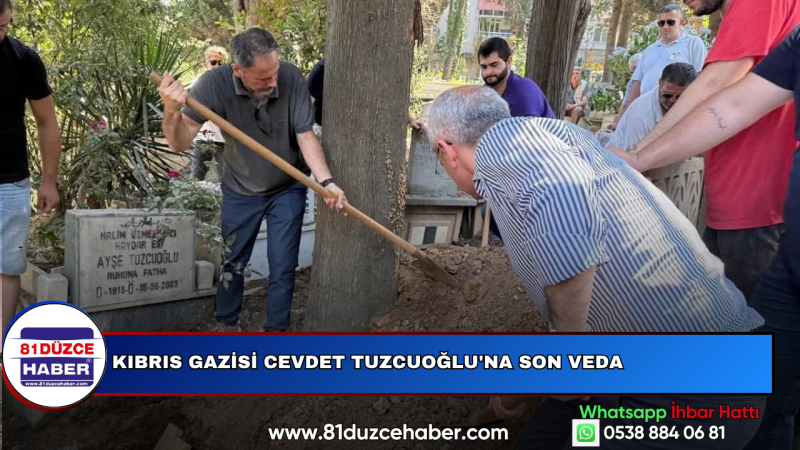 Kıbrıs Gazisi Cevdet Tuzcuoğlu'na Son Veda
