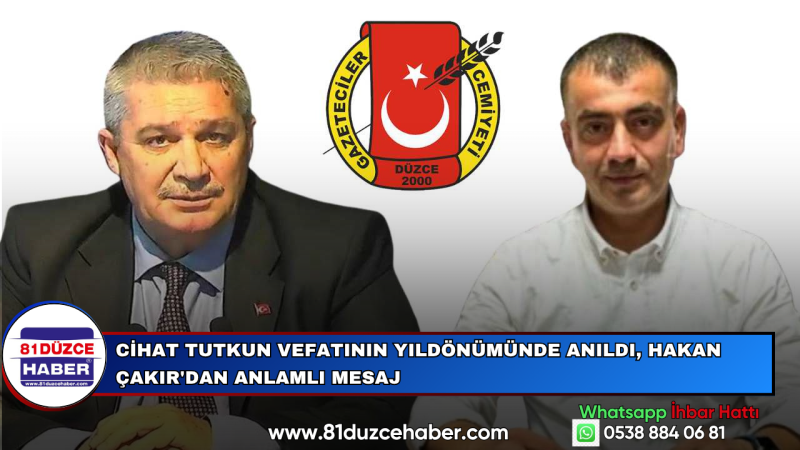 Cihat Tutkun Vefatının Yıldönümünde Anıldı, Hakan Çakır'dan Anlamlı Mesaj