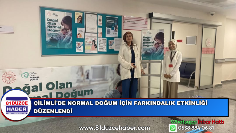 Çilimli'de Normal Doğum İçin Farkındalık Etkinliği Düzenlendi
