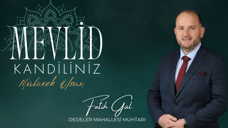 FATİH GÜL MEVLİD KANDİLİ KUTLAMASI