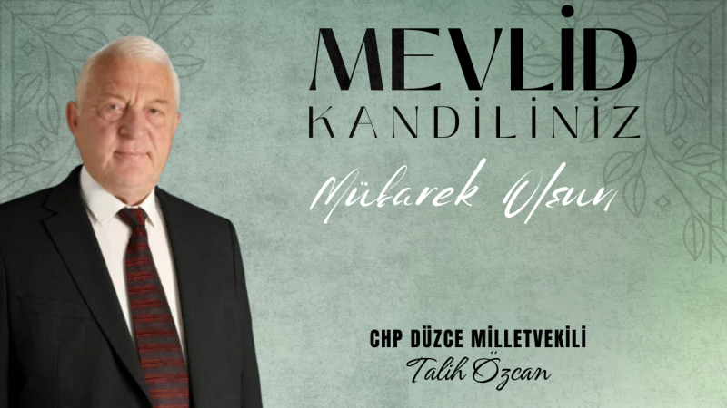 TALİH ÖZCAN MEVLİD KANDİLİ KUTLAMASI