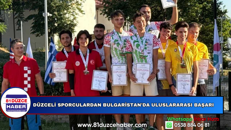 Düzceli Sporculardan Bulgaristan'da Uluslararası Başarı