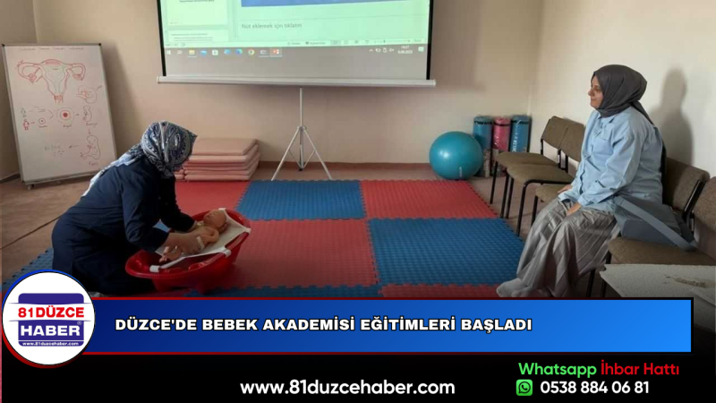 Düzce'de Bebek Akademisi Eğitimleri Başladı