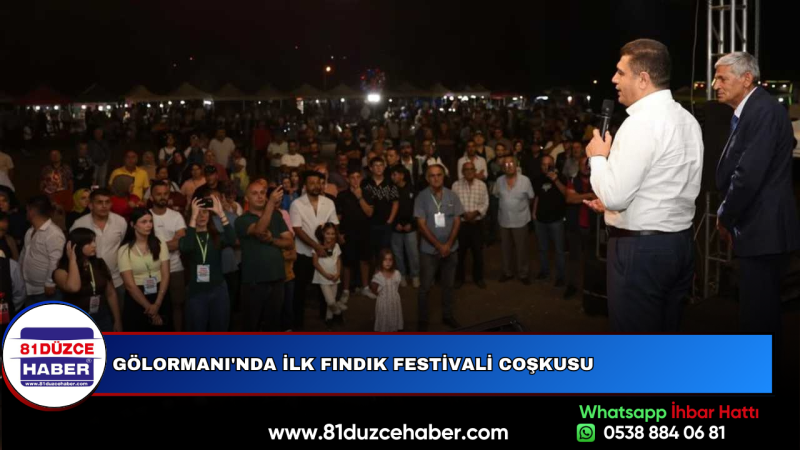 Gölormanı'nda İlk Fındık Festivali Coşkusu