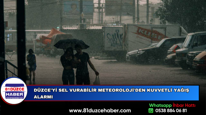 Düzce'yi Sel Vurabilir Meteoroloji'den Kuvvetli Yağış Alarmı