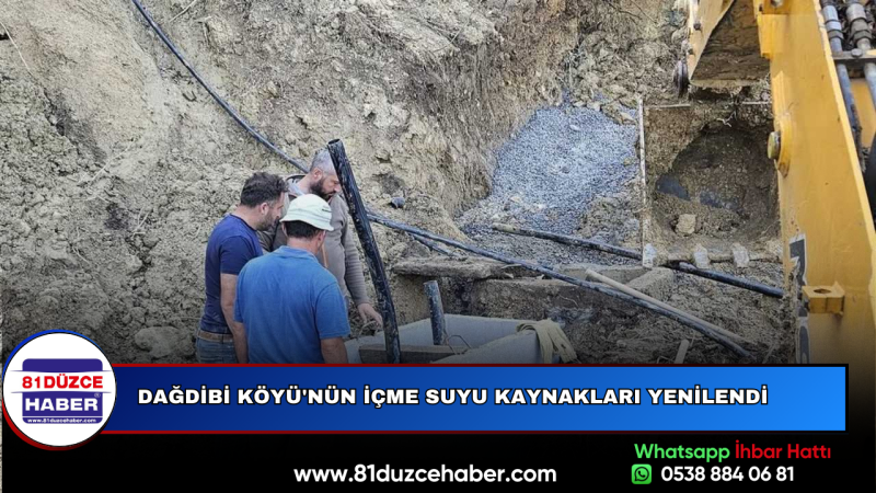 Dağdibi Köyü'nün İçme Suyu Kaynakları Yenilendi