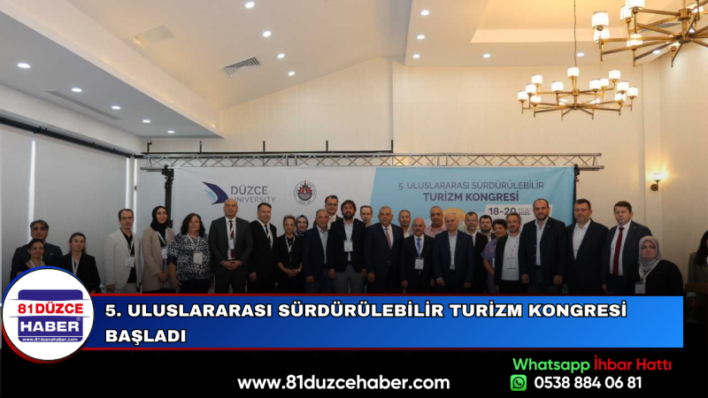 5. Uluslararası Sürdürülebilir Turizm Kongresi Başladı