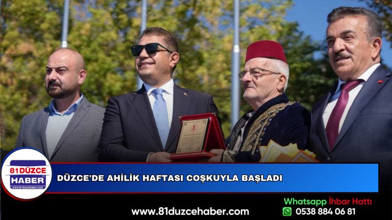Düzce'de Ahilik Haftası Coşkuyla Başladı
